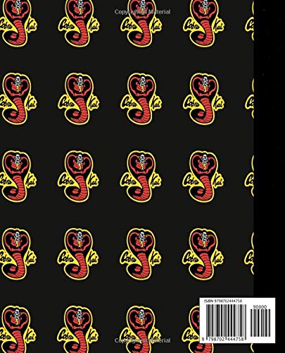 Cobra Kai Composition Book: notebook / journal Blank Lined Ruled 7.5x9.25 120 Pages