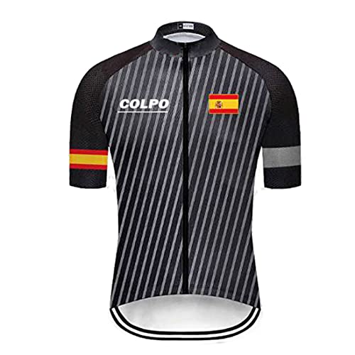 COLPO MTB Maillot de Ciclismo Maillot de Ciclismo para Hombre Ropa Deportiva de Ciclismo Top de Ciclismo + Pantalones de Ciclismo Secado rápido