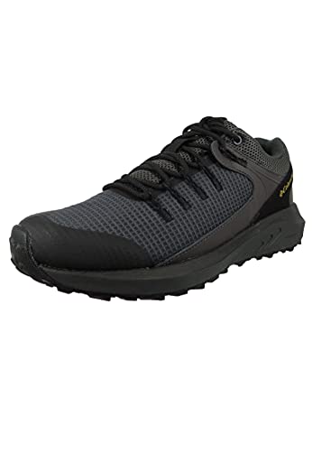 Columbia Trailstorm Waterproof, Zapatillas de Senderismo Hombre, Dark Grey, Bright Gold, 44.5 EU