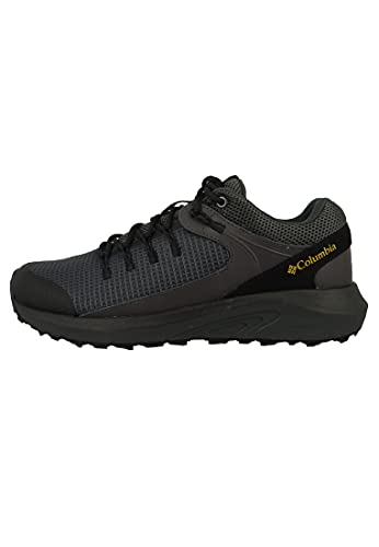 Columbia Trailstorm Waterproof, Zapatillas de Senderismo Hombre, Dark Grey, Bright Gold, 44.5 EU