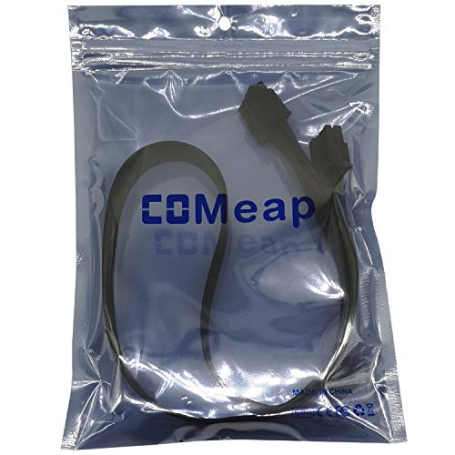 COMeap CPU 8 Pines Macho a CPU 8 Pines (4 + 4 Desmontables) Macho EPS-12V Cable Adaptador de alimentación de Placa Base para Fuente de alimentación Modular Corsair de 25 Pulgadas (63 cm)