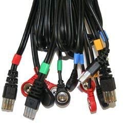 Compex - Juego de cables de Snap 8PIN para electroestimuladores Mi-Sport 500, Mi-Fitness Trainer,