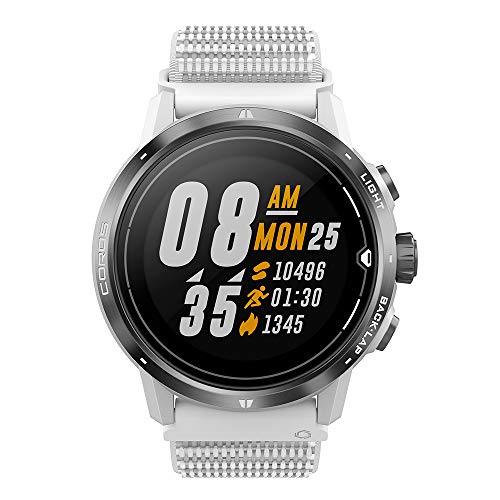 Coros APEX Pro - Reloj GPS multideportivo premium con monitor de frecuencia cardíaca, batería GPS completa de 40 horas