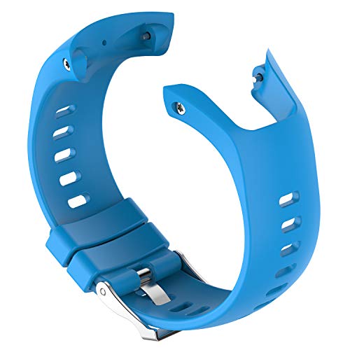 Correa de reloj de silicona azul 22MM Accesorios de repuesto para Suunto para Spartan Trainer Wrist HR