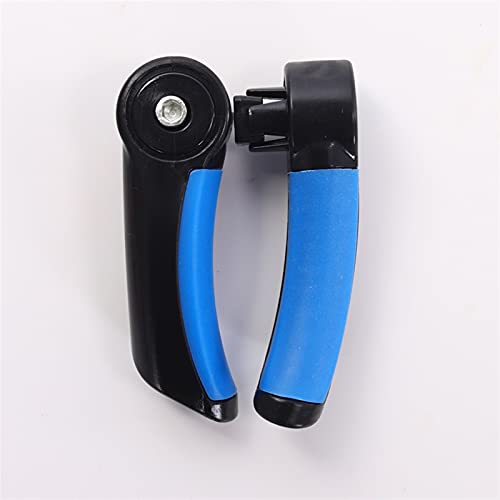 Cubierta de manillar Viceas de bicicleta Color Color Mountain Bike Cuerno Vice Manija Plastic Resojo Vice Manejar Accesorios de Bicicleta puños (Color : Blue)