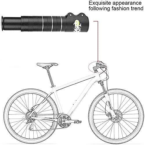 CYSKY Elevador de Manillar de Bicicleta 180mm Bike Horquilla Bicicleta Manillar Raiser Aleación de Aluminio Head Up Adaptador Adecuado para Bicicleta de montaña, Bicicleta de Carretera, MTB, BMX