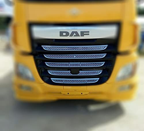 DAF XF 106 CROMADO PARRILLA DELANTERA 8 piezas ACERO INOXIDABLE