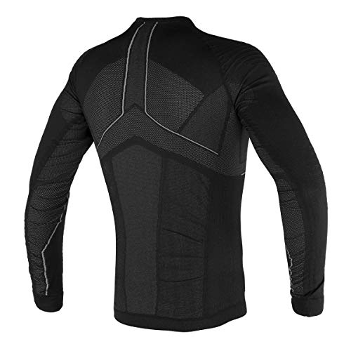 Dainese-D-CORE AERO TEE LS, Negro/Antracite, Talla L