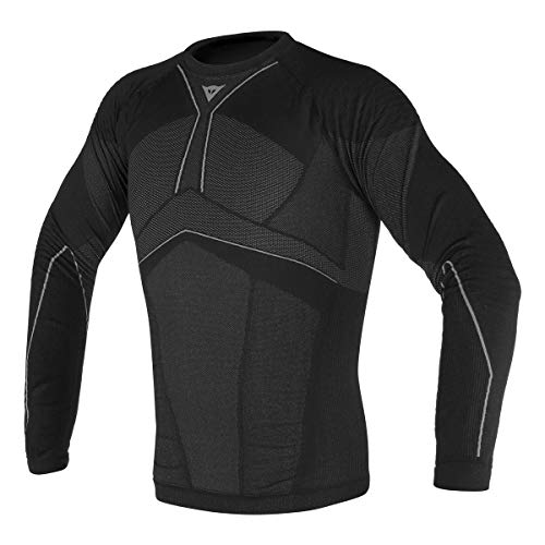 Dainese-D-CORE AERO TEE LS, Negro/Antracite, Talla L