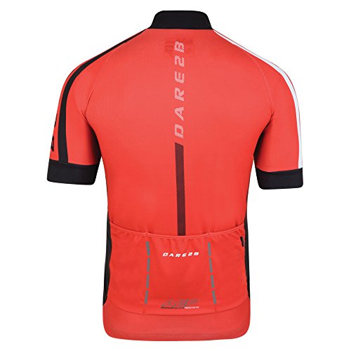 Dare 2b Chaqueta AEP Chase out II Ciclo Tops, Hombre, Color Seville Red, tamaño Small