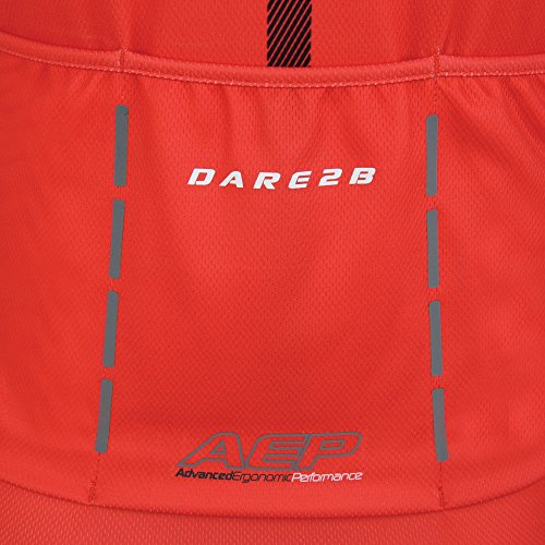 Dare 2b Chaqueta AEP Chase out II Ciclo Tops, Hombre, Color Seville Red, tamaño Small