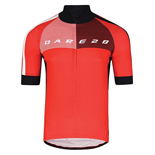 Dare 2b Chaqueta AEP Chase out II Ciclo Tops, Hombre, Color Seville Red, tamaño Small