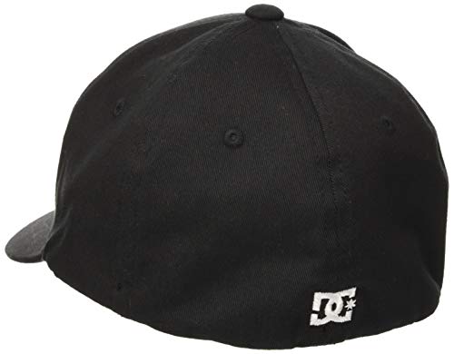 DC Shoes Cap Star-Gorra Flexfit para Chicos 8-16, Niños, 1SZ, Negro