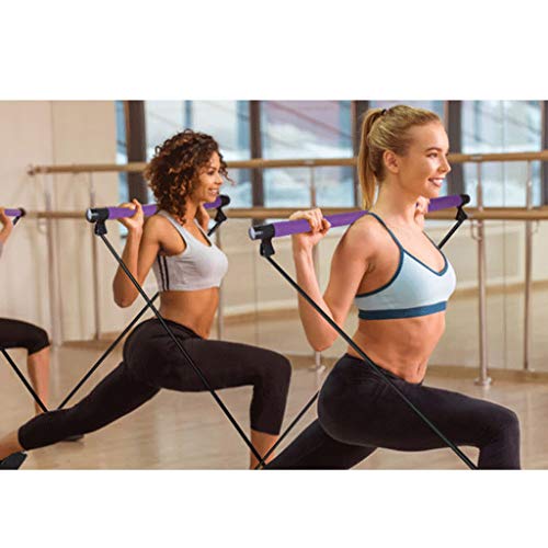DDEPND - Bandas de resistencia para ejercicios de entrenamiento para interior/exterior, ideal para entrenamiento de fuerza, yoga, pilates, fitness, rosa