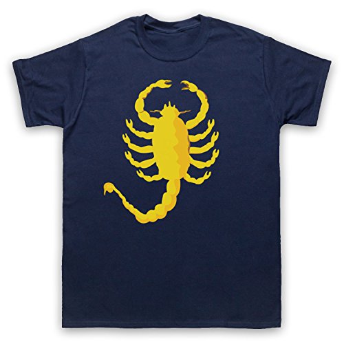 Death To Videodrome Drive Scorpion Logo Crime Drama Film – Camiseta para hombre Azul ultramarino. S/Pecho 86/ 91 cm
