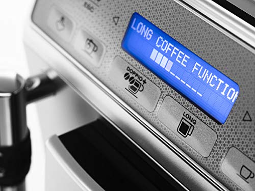 De'Longhi Perfetto Autentica Plus ETAM 29.620.SB - Cafetera Superautomática Espresso y Cappuccino, Depósito Agua 1.4l, Pantalla LCD y Panel Táctil, Acero Inoxidable, Molinillo Silencioso, 1450W, Plata