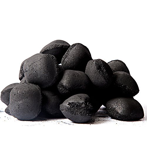 Deuba 27kg Briquetas de Carbón Vegetal para Barbacoa 9x3kg Brasas Bajas en Chispas y Calor Uniforme