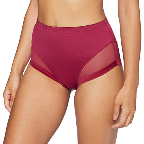 Dim Culotte Taille Haute Generous Limited Edition Invisible, Cierre para Mujer, Rojo (Rouge Vernis), 46