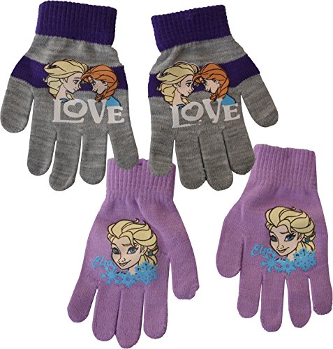 Disney - Guantes - para niña multicolor morado Talla única