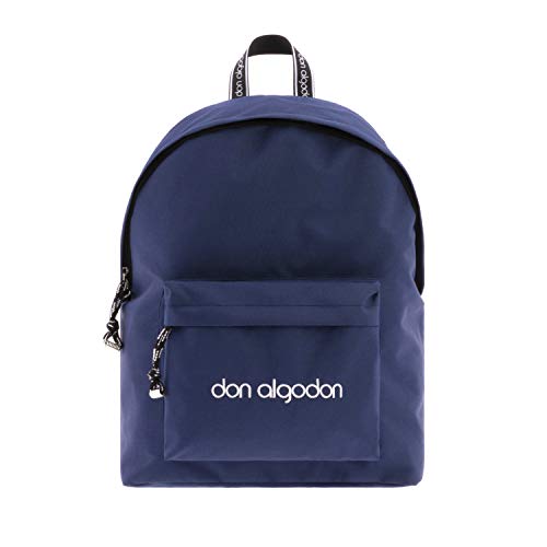 Don Algodón Mochila Mujer Casual Nailon con Puerto USB, 20L, Azul Marino