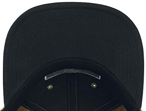 Doom Retro Hombre Gorra Verde-Negro One Size, 100% algodón,