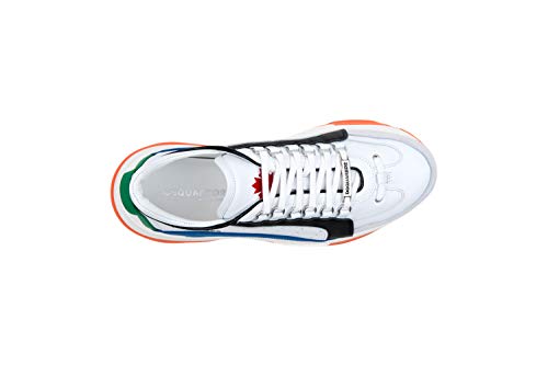 DSQUARED2 Bumpy 551 M1575 - Zapatillas para hombre Blanco Size: 46 EU Larga