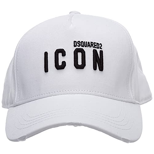 DSQUARED2 Hombre Icon Gorras Bianco