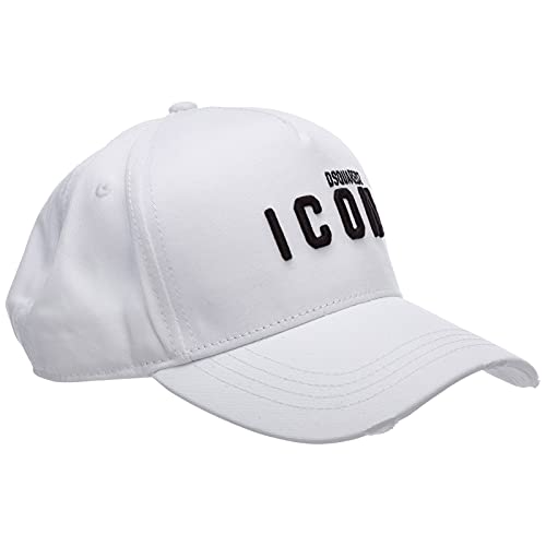 DSQUARED2 Hombre Icon Gorras Bianco