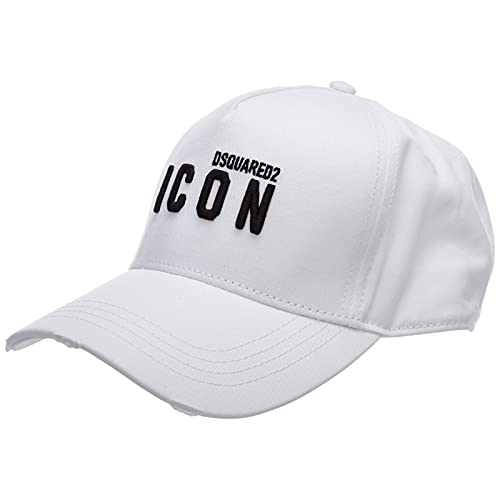 DSQUARED2 Hombre Icon Gorras Bianco