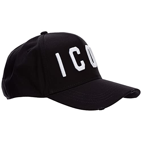 Dsquared2 Icon Gorra de Beisbol Hombre Nero - Bianco