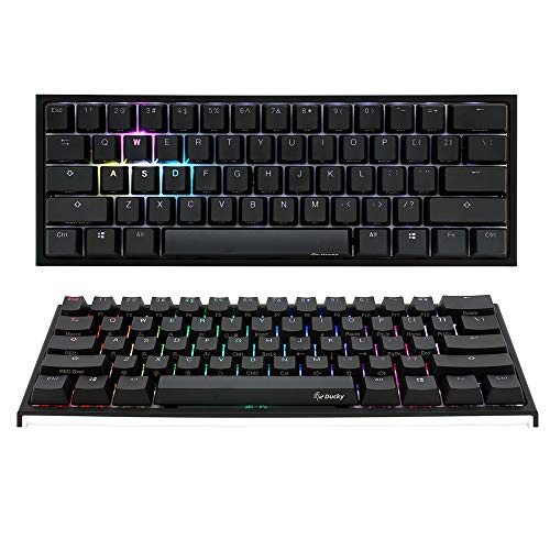 Ducky One 2 Mini Gaming Tastatur, MX-Red, RGB-LED, Schwarz (US)