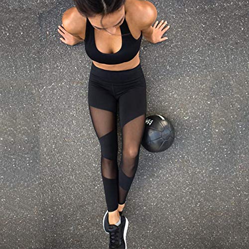 Ducomi LIV Leggins Transparentes para Mujeres - Looks Sexy y Casual en Gimnasia y Ropa Exterior - Leggings Ligeros, Transpirables y de Máxima Comodidad - Ropa Deportiva, Yoga, Pilates (XL)