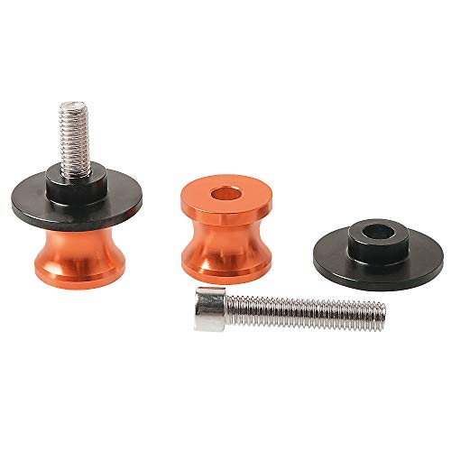 Duke 2pcs Diabolos M10 10mm Tornillos del Soporte para Duke 125 200 250 390 690 790 990 1290 / RC125 RC200 RC250 RC390 / 690 Duke R / 690 LC4 Supermoto LC4 Enduro / 690 SMC 690 SMC-R-Naranja