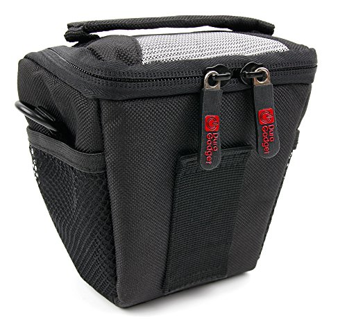 DURAGADGET Funda Compatible con Cámara de acción Nilox EVO 360 / EVO 360+ / EVO 4K / EVO 4K+ / EVO MM93 / F-60 EVO | con Asa De Hombro Ajustable - Ideal para Viajes/Excursiones