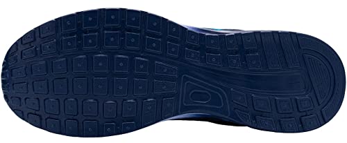 DYKHMILY Zapatillas de Seguridad Hombre Ligeras, Colchón de Aire Zapatos de Seguridad Hombre Trabajo con Punta de Acero Comodo Respirable Reflexivo Calzado de Seguridad Deportivo (Azul,43EU)