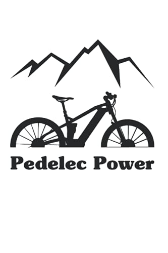 E-Bike Pedelec Power Bicycle Battery Mountain Bike Electric: 6x9 Notebook