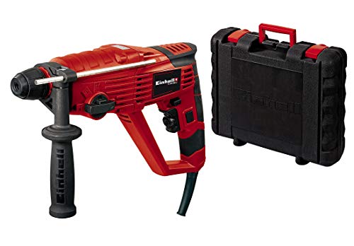 Einhell W TC-RH 800 E Martillo electroneumatico (incluye maletin BMC), 240 V, tope metálico, Rojo (ref. 4257920)