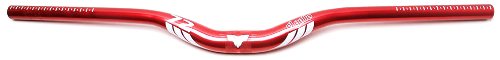 El Gallo Components 14H-02-R - Manillar para Bicicleta, Color Rojo anodizado