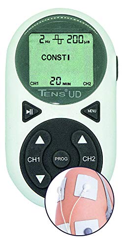 Electroestimulador Analgésico Digital TENS UD | 10 programas | Dolor de Espalda, Artrosis, Cervicalgias, Tortícolis, Artritis, Ciática, Lesiones Deportivas, Tensión Muscular, Postoperatorios