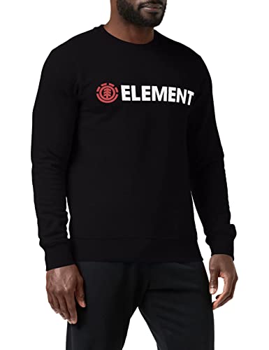 Element Blazin - Sudadera para Hombre Sudadera, Hombre, Flint Black, S