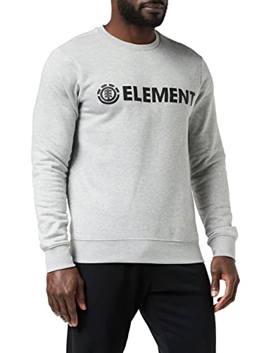 Element Blazin - Sudadera para Hombre Sudadera, Hombre, Grey Heather, M