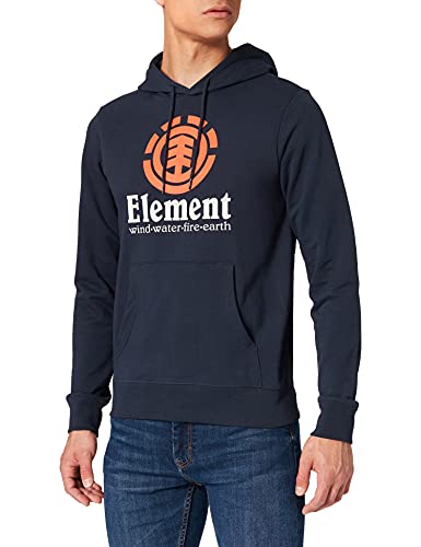 Element Vertical Sudadera con Capucha para Hombre, Eclipse Navy, XL