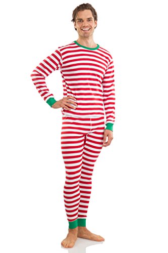 elowel Red & White Stripe Pyjama Set Size S