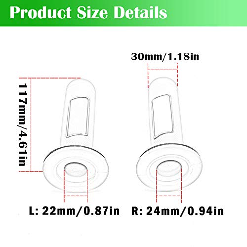 Empuñadura de Manillar Gel Empuñadura de Freno Goma para Motocicleta de 7/8"para K.T.M CRF EXC YZF Pro.ta.per Pro Cónica Motocross Dirt Pit Bike