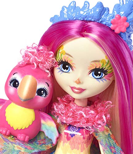 Enchantimals- Peeki Parrot, Muñeca, Multicolor (Mattel FJJ21)