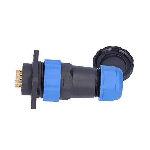 Enchufe de Aviación, SP28 AC380V Conector de Alimentación a Prueba de Agua 10a Cuadrado de 4 Orificios para Instrumentos para Comunicaciones(#1)