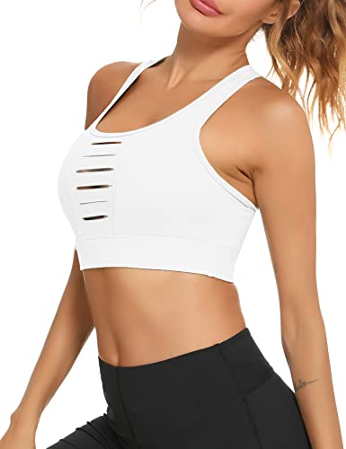 Enjoyoself Sujetador Deportivo Mujer Lencería Sujetador Acolchado Ropa Interior Deportiva Push Up Brassiere Elástico Almohadillas Extraíbles Yoga Jogging