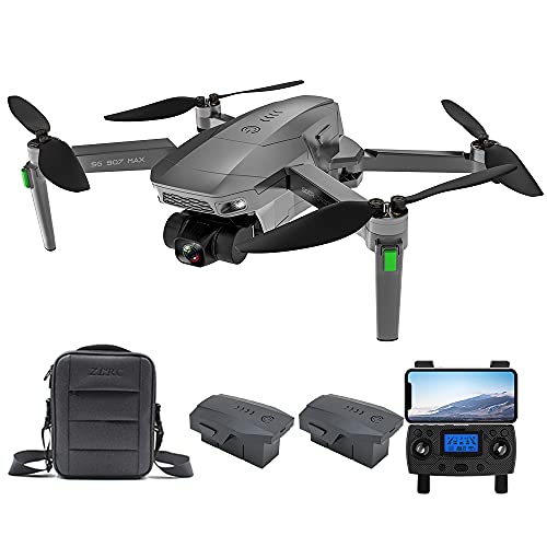 Entrega en 5~7 Días, ZLL SG907 MAX GPS Drone con Cámara 4K HD, Cardán Mecánico de 3 Ejes, 25 Minutos de Vuelo, 5.8Ghz WiFi FPV Dron Adultos, 26Minutos Profesional Quadcopter (2 Pilas)
