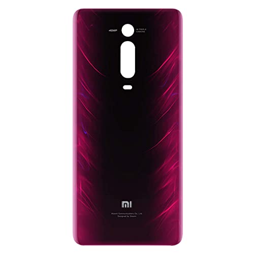 Eonpam Tapa batería Vidrio Trasera Reemplazo para (Xiaomi Mi 9T / 9T Pro) Kit reparación Original Cristal Trasero (Rojo)