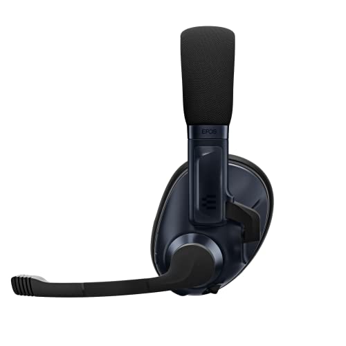 EPOS H3Pro Auriculares Inalámbricos Híbridos - Cascos Gaming para PC - Auriculares con Micrófono con Cancelación de Ruido Mejorada y Mezcla de Audio, Compatible con Windows 10 (Negro)